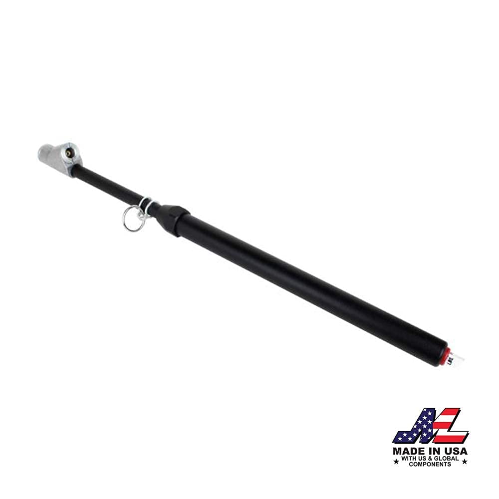 Milton 986BLK: Dual Foot Straight Lock-On Chuck Service Gauge, Non-Slip Grip Matte Black Poly -13    1-160 Psi, For Large Vehicl