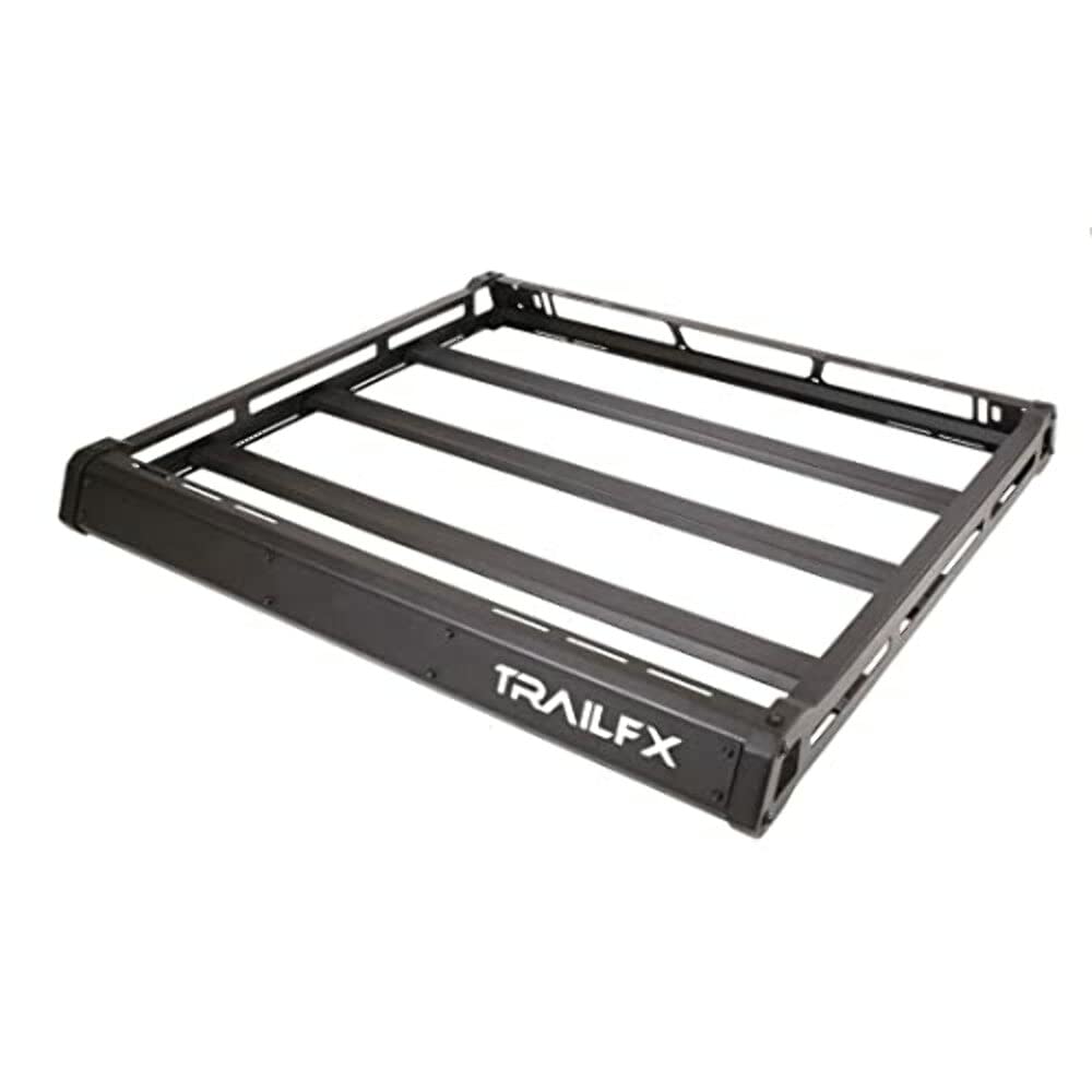 Heavy-Duty Aluminum Roof Basket Cargo Carrier For Wrangler Jl & Gladiator, Direct Fit No Drill Application