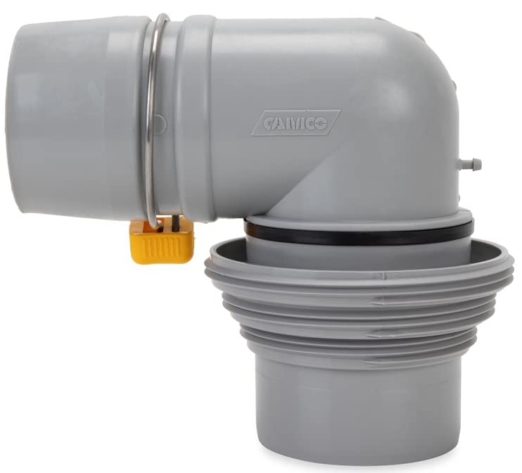 Camco 39144 Easy Slip Sewer Elbow & 4-In-1 Adapter