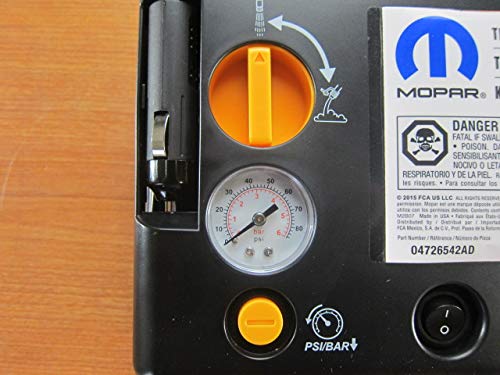 Mopar Tire Service Kit For Temporary Seal Of One Tire & Inflator New Oem