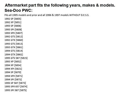 Universal Jet Ski Kill Switch Lanyard For Kawasaki Yamaha Sea Doo Non-Dess (2)