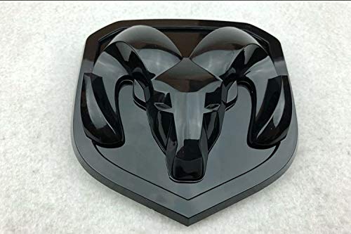New 2009-2014 Dodge Ram 1500-3500 Black Tailgate Emblem / Logo, Oem Mopar!
