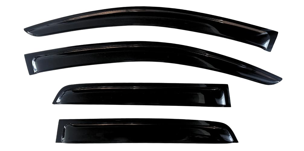 Kpy Window Visor Compatible With Ford Fusion 2006-2012, Lincoln Mkz 2007-2012, Mercury Milan 2006-2010, Lincoln Zephyr 2006, 4Pc