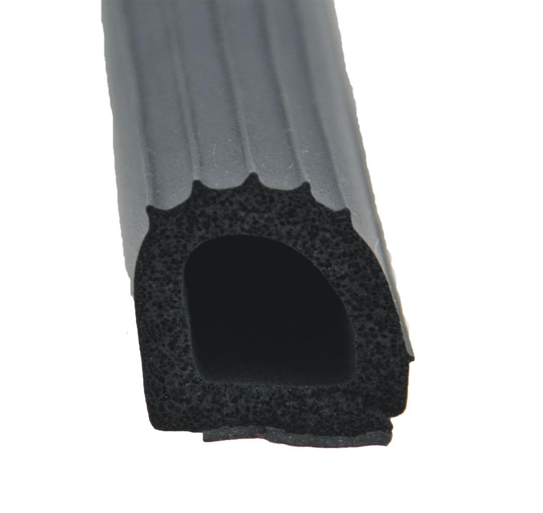 Ap Products 018-206 Ribbed D Seal With Hats 1X1X50'