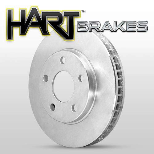 Hart Brakes Rear Brakes And Rotors Kit |Rear Brake Pads| Brake Rotors And Pads| Ceramic Brake Pads And Rotors - Rbbr.66083.02