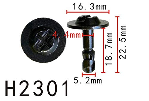 Autobahn88 Engine Splash Guard Screw, Compatible With Bmw Audi (Oem: 51718212148 8K0805121) (Pack Of 10)