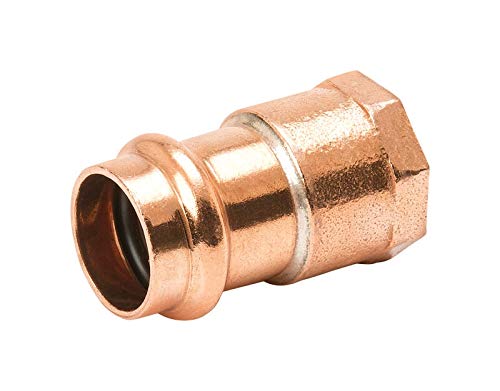 Mueller Streamline Streamline 3/4 in. Press x 3/4 in. Dia. Press Copper Adapter