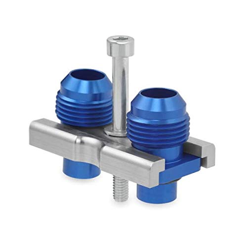 Mishimoto Mmocf-F80 Oil Line Fitting Kit Compatible With Bmw F8X M3/M4/M2C 2015-2020, Blue