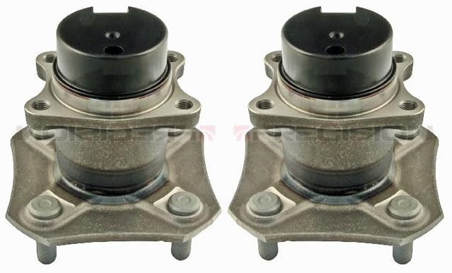 Trq Rear Wheel Hub Bearings Assembly Set Compatible With 2007-2012 Nissan Versa