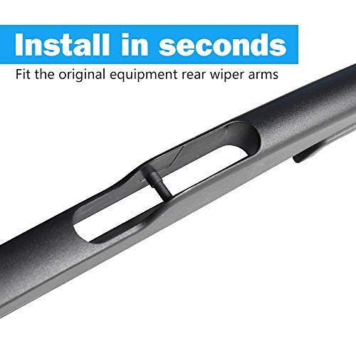 Rear Wiper Blade,Aslam 14D Rear Windshield Wiper Blades Type-E For Original Equipment Replacement,Exact Fit(Pack Of 2)