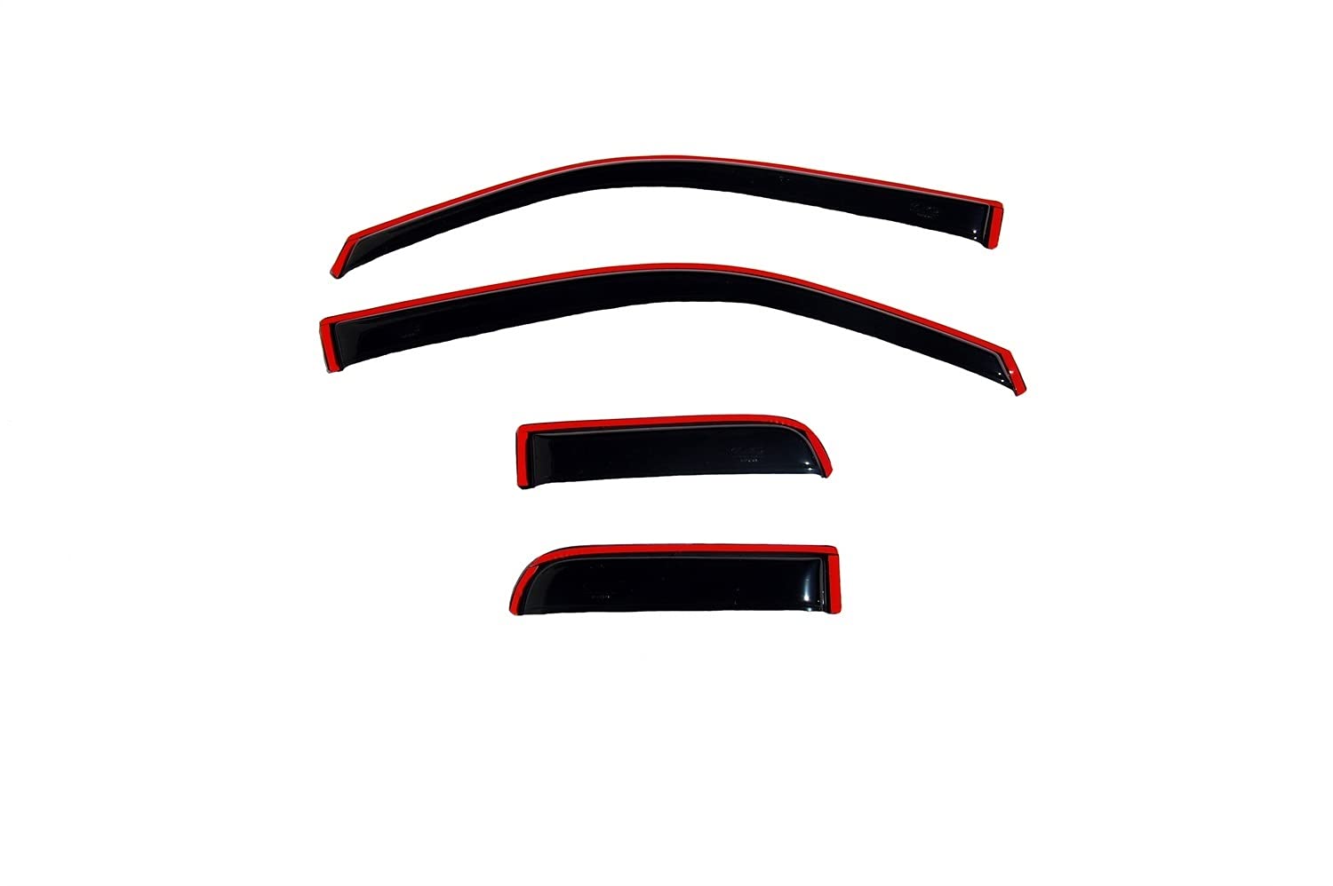 Auto Ventshade [AVS] In-Channel Rain Guards for 2004 - 2014 Ford F - 150 SuperCab, 4 pcs. | Window Vent Visors - Smoke | 194738