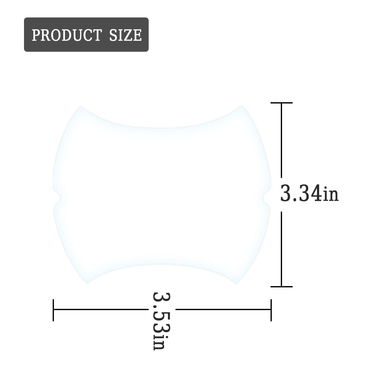 Carbon Fiber Car Door Protector - 8PCS Anti-Scratch Film, Non-Marking, Self-Adhesive for All Cars (Clear)