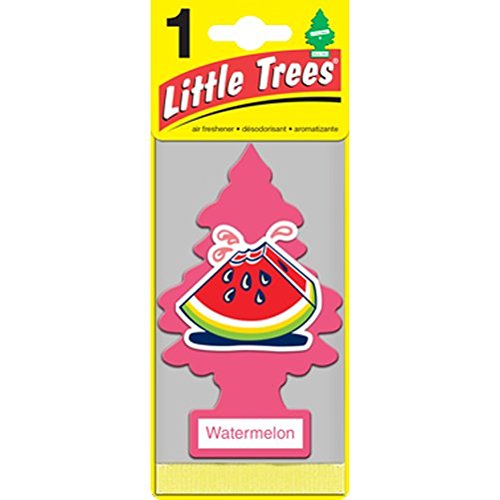 Little Trees Car Air Freshener | Hanging Paper Tree For Home Or Car | Watermelon | 3 Pack