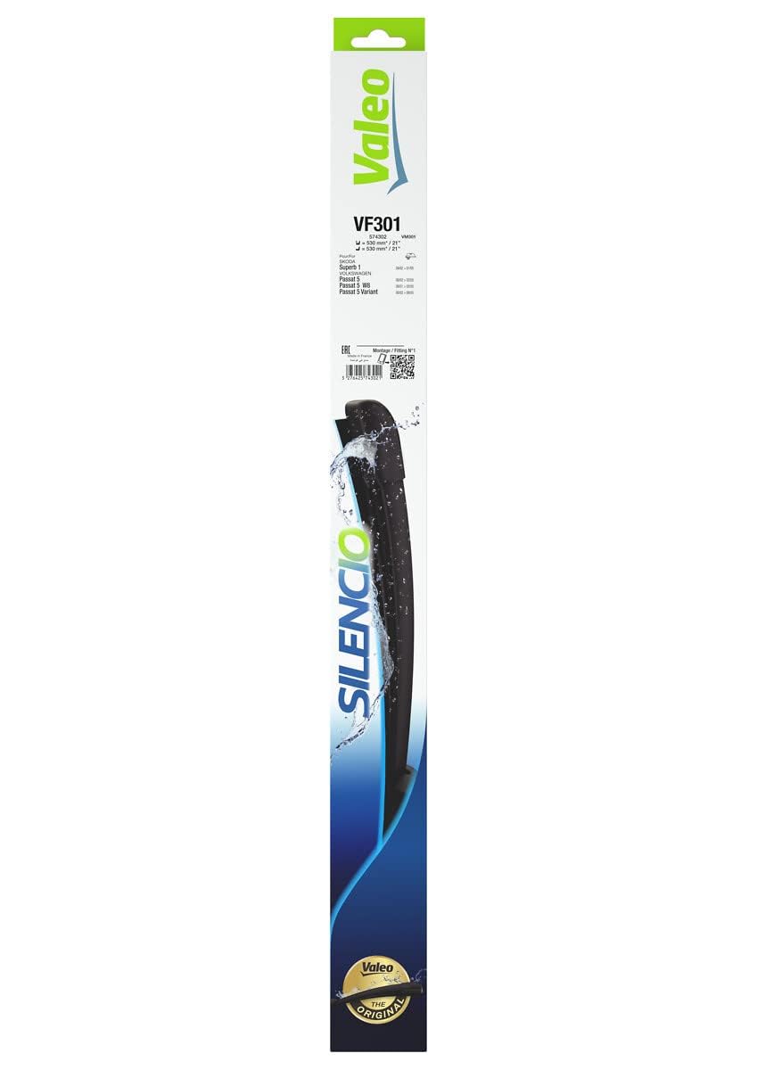 Valeo 574302 (Vm301) Silencio X-Trm Wiper Blade Set - 21''/19'' (Pack Of 2)