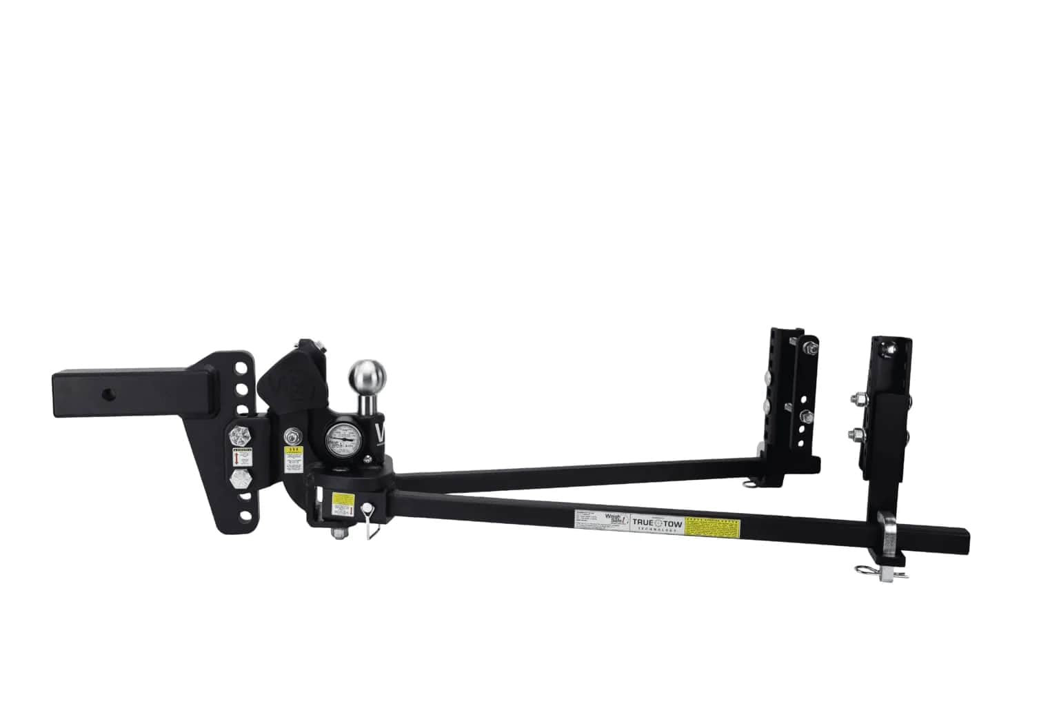 Weigh Safe True Tow Middleweight - Weight Distribution Hitch - Ball Mount Hitch with Anti-Sway Technology - 4'' Drop, 2.5'' Shan