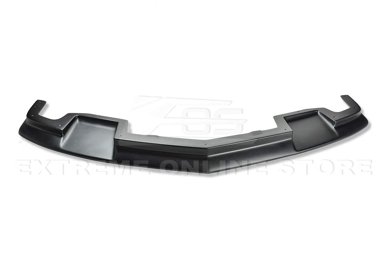 Replacement for 2010-2013 Chevrolet Camaro SS Models | TL1 Style ABS Plastic Primer Black Front Bumper Lower Spoiler Lip Splitter
