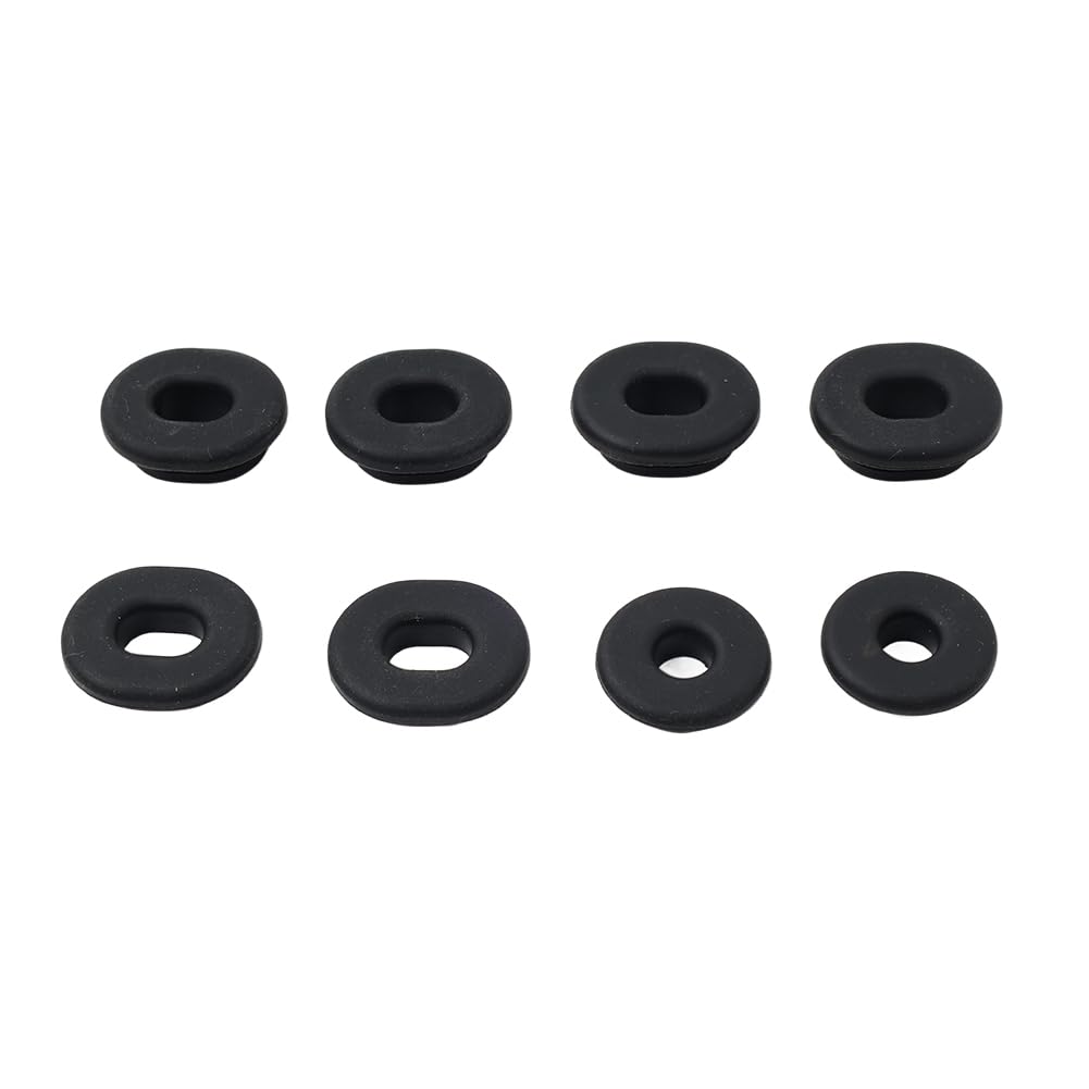Bacar Motorcycle Rubber Grommets Washer Side Panel Grommet Spacer 52-691 Body Side Covers 8 Pcs Black for HONDA Goldwing GL1500 