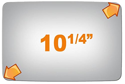 Burco 2244 Driver or Passenger Side Replacement Mirror Glass for 1978-1991 FORD BRONCO, 1972-1982 COURIER, 1975-1991 E-150, E-25