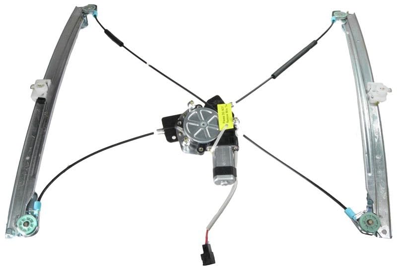 Trq Front Left Power Window Regulator & Motor Assembly Power Driver Side Compatible With 2001-2003 Chrysler Town & Country Voyag