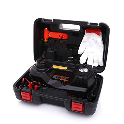 Trihelper Car Jack Hydraulic Jack - 5 Ton Electric Car Jack Stand Three In One Car Jack Kit For Sedans Suv Car Lift Floor Jack F