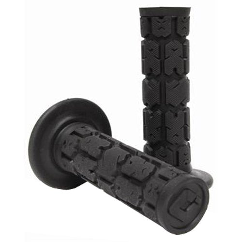 Odi Rouge Dual-Ply Off-Road/Dirt Bike Motorcycle Hand Grips - Black/Black/Size 130Mm