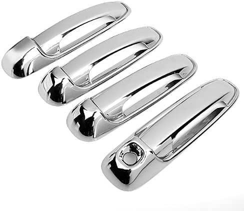 Aoned Chrome Side Door Handle Cover Trims Fit for Dodge RAM 1500 2500 3500 2002-2008 / Dodge Dakota 2005-2011 / Durango 2004-200