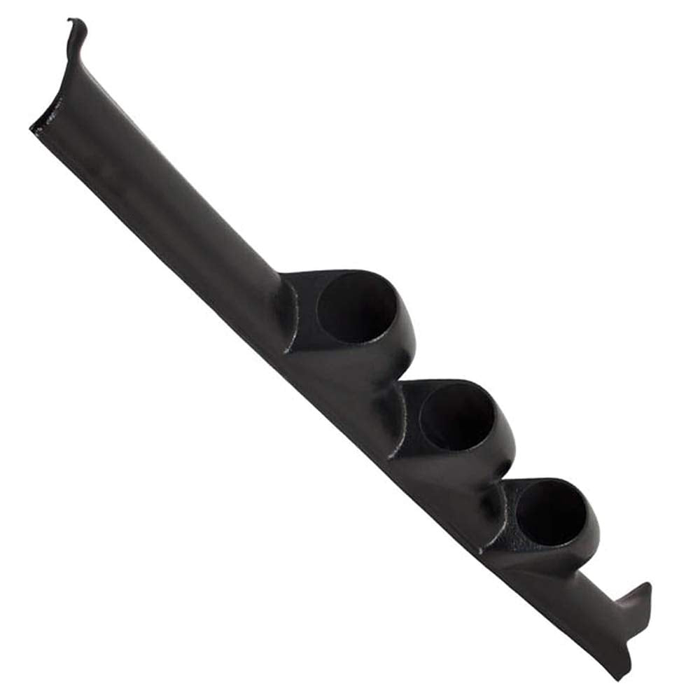 GlowShift Black Triple Pillar Gauge Pod Compatible with Honda Civic 1988-1991 - ABS Plastic - Mounts (3) 2-1/16'' (52mm) Gauges 