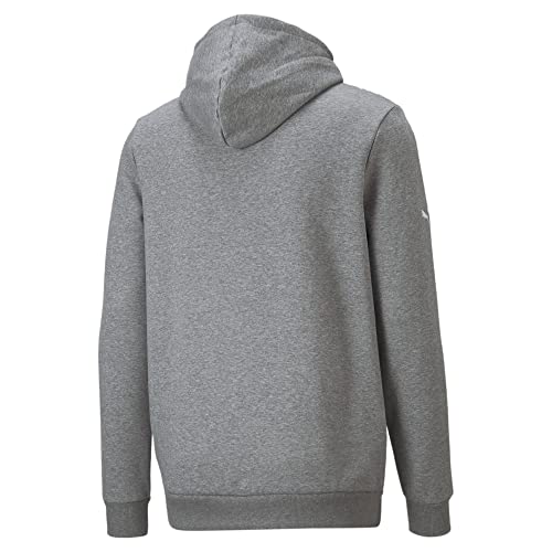 PUMA Men's Standard BMW M Motorsport Essentials Fleece Hoodie, Medium Gray Heather 1.0, Small