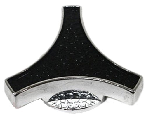 Air Cleaner Wing Nut 5/16'' Threads - Chrome W/Black Top