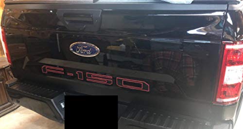 Decal Mods 2018-2020 F150 Tailgate Decals Stickers Letters (Thin) Kit Insert Indent For Ford F150 (2018-2020) (Thin Decal) (Blac