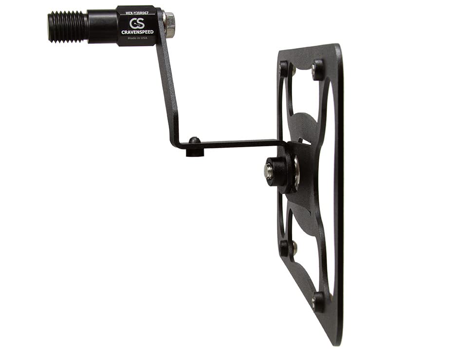 Cravenspeed Platypus License Plate Mount Compatible With Mazda Mx-5 Miata (Nd) 2016-2023 | No Drilling | Installs In Seconds | Made Of Stainless Steel & Aluminum | Made In Usa