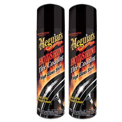 Meguiar'S G13815 Hot Shine High Gloss Tire Coating - 15 Oz Spray Can (2)