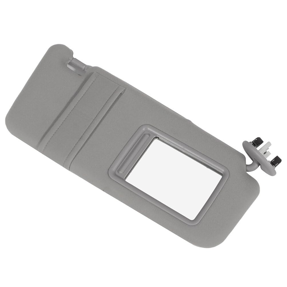 Scitoo Grey Right Passenger Side Sun Visor Compatible For Toyota For Camry 2006-2011, Car Sun Visor With Sunroof Without Lights