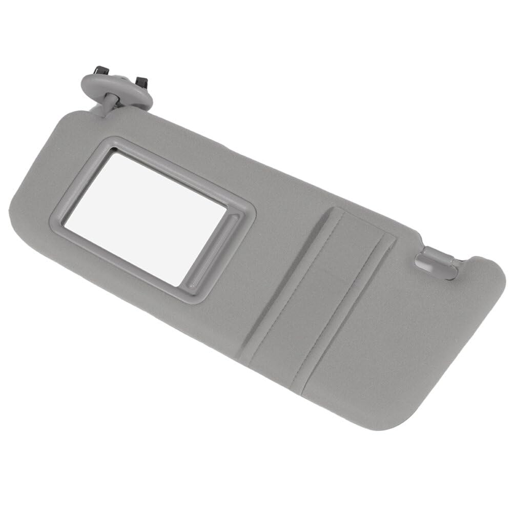Scitoo Grey Left Driver Side Sun Visor Compatible For Toyota For Camry 2006-2011, Car Sun Visor Without Sunroof Without Lights R