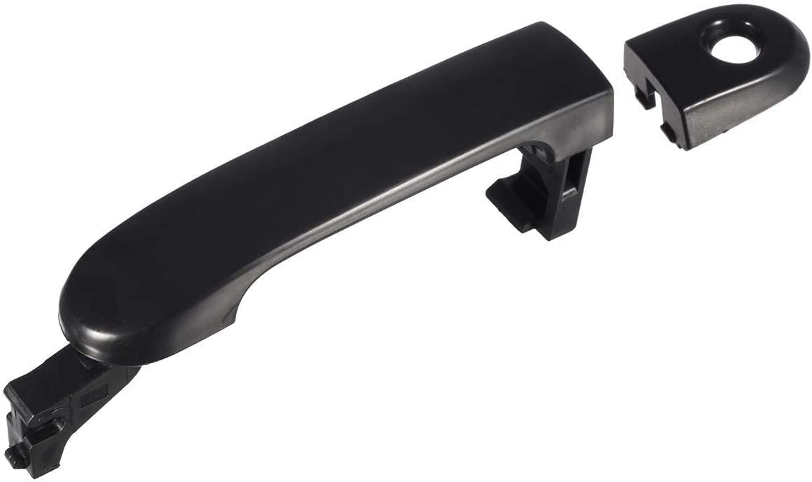 Lcyolada Exterior Door Handle For Nissan Versa 2007-2012, Front Left Driver Side With Keyhole Replaces Ni1310130 82363,Black