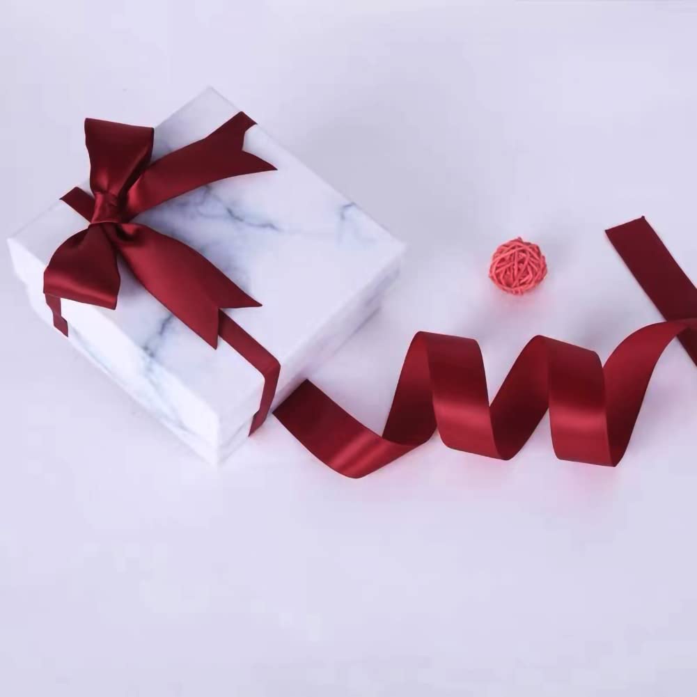 Ihkfilan Double Face Satin Ribbon (Wine)