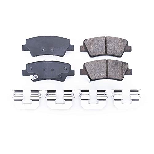Power Stop 17-1848, Z17 Rear Ceramic Brake Pads with Hardware