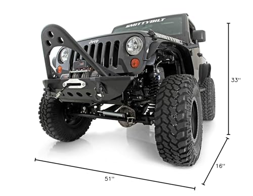 SRC Front Stinger Bumper - Black Textured