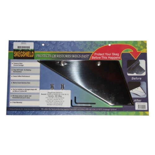 Gator Guards Inboard/Outboard Skegshield Skeg Guard - Yamaha And Suzuki - Protection Against Reef, Rock And Ramp Damage - Diy, C