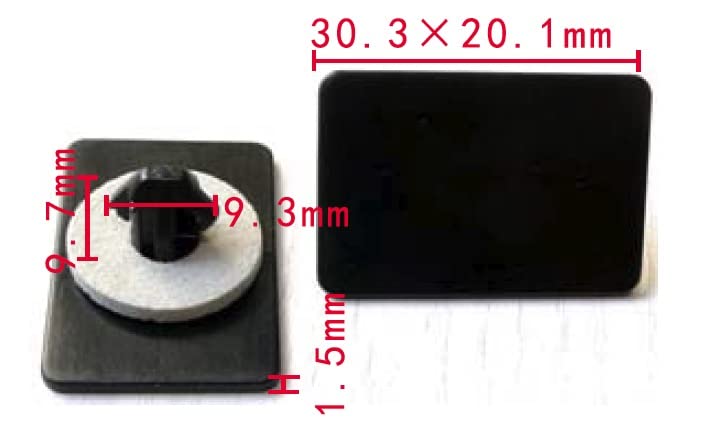 Autobahn88 Retainer Clip For Rear Fender Seal, Compatible With Toyota (Oem: 5385712010) (Pack Of 20)