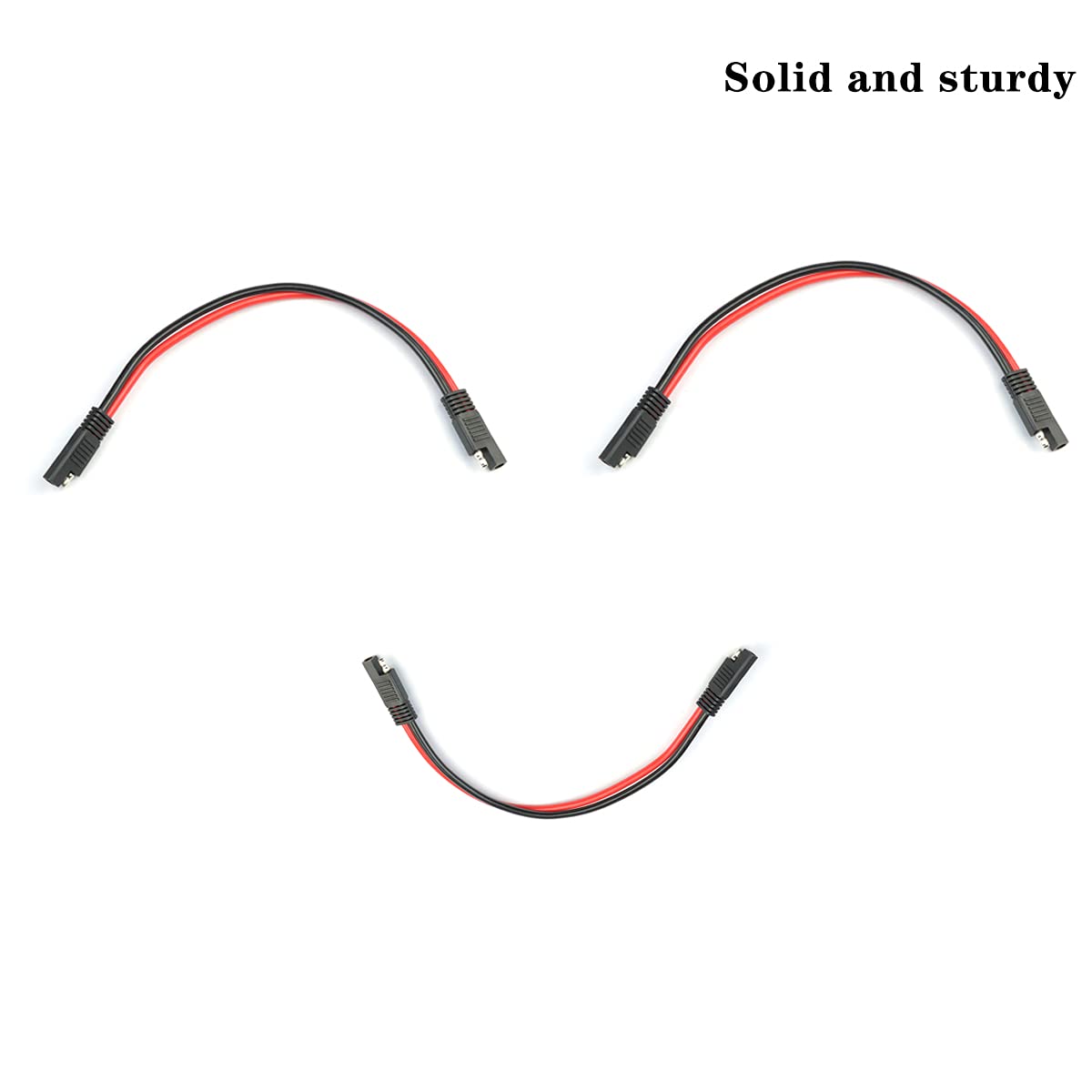 5 Pack 10 Gauge 2 Pin Quick Disconnect Polarized Wire Harness SAE Connector Bullet Lead Cable for Motorcycle Boat Car Tractor -