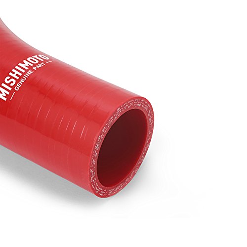 Mishimoto Mmhose-Cam6-16Rd Silicone Coolant Hose Compatible With Chevrolet Camaro V6 (Non-External Oc) 2016-2018 Red