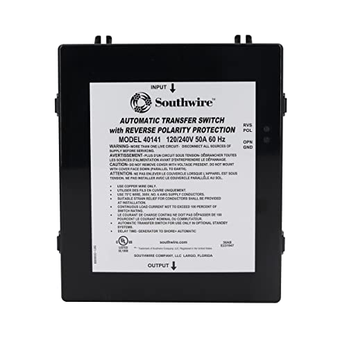 Southwire - 40141-001 - 50A Reverse Polarity Transfer Switc