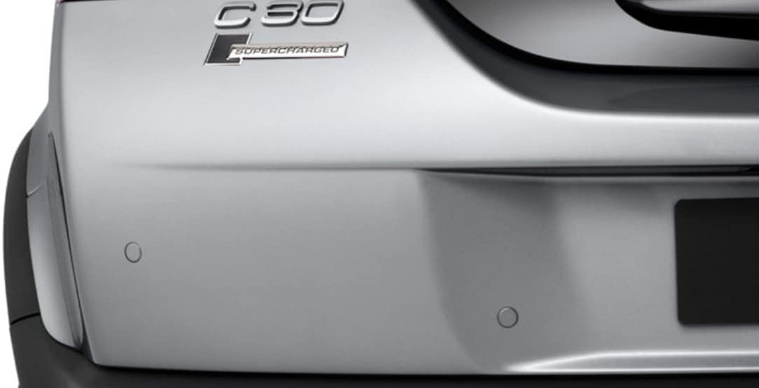 2Pcs Metal Supercharged Logo Car Emblem Premium Auto Badge Rear Trunk Sticker Side Fender Decal (Chrome-Black)