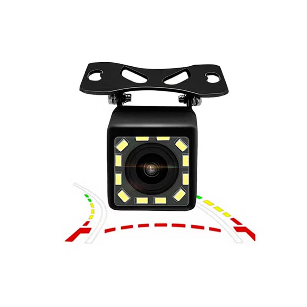Backup Camera For Car Hd Rear View Camera Ultra Hd 12 Led Night Vision Waterproof 140 Wide View Reverse Camera Fit Universal Car