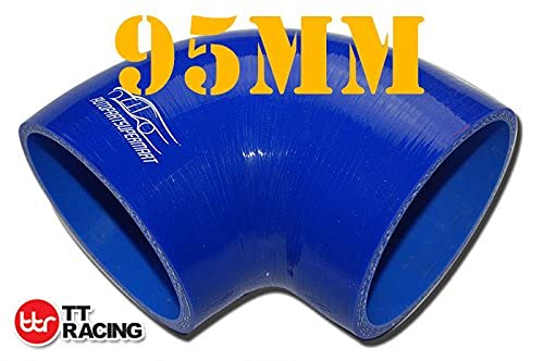 4-Ply Silicone 90 Degree Elbow Connector Joiner Turbo Hose Pipe 95Mm 3.75 (3-3/4)
