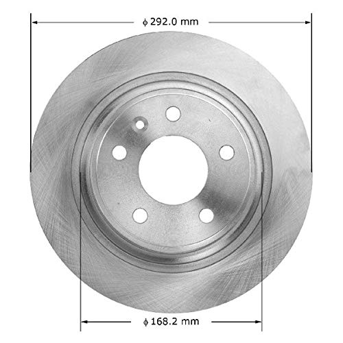 Bendix Premium Prt6097 Rear Brake Rotor For Buick Cascada 2019-2016, Verano 2017-2012, Cadillac Elr 2016-2014, Chevrolet Cruze 2