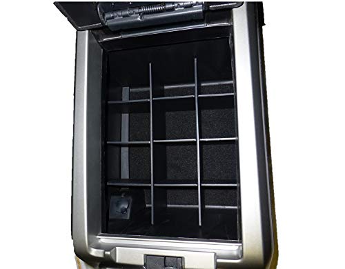 Vehicle Ocd - Center Console Organizer For Ford F150 (2009-2014) (Floor Shift W/Bucket Seat Only)(Without Usb, Rca, 12V In Front