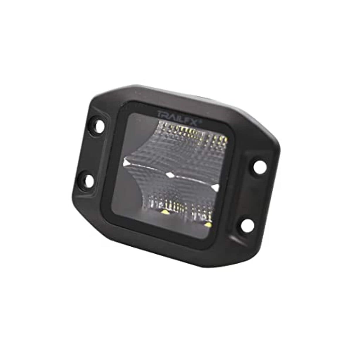 3 Inch Flush Mount Cube Blacked-Out Led, Flood Beam, 2400 Lumens, Includes Wiring Harness & Mounting Hardware, Single Unit