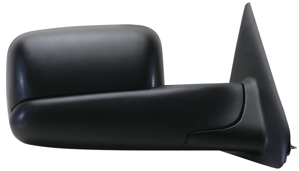 Fit System Passenger Side Towing Mirror for Dodge Ram Pick-Up 1500, 2500/3500, textured black, spot Mirror, flip-out head, foldaway, Heated Power